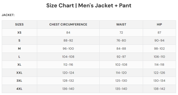 Alaska size guide 1